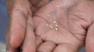 star sand on Cocos Island